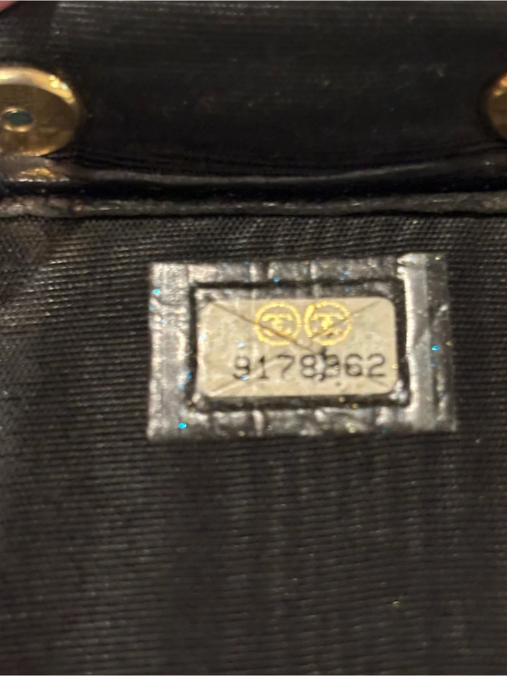 CHANEL Black Caviar Leather Card Case with Embossed CC